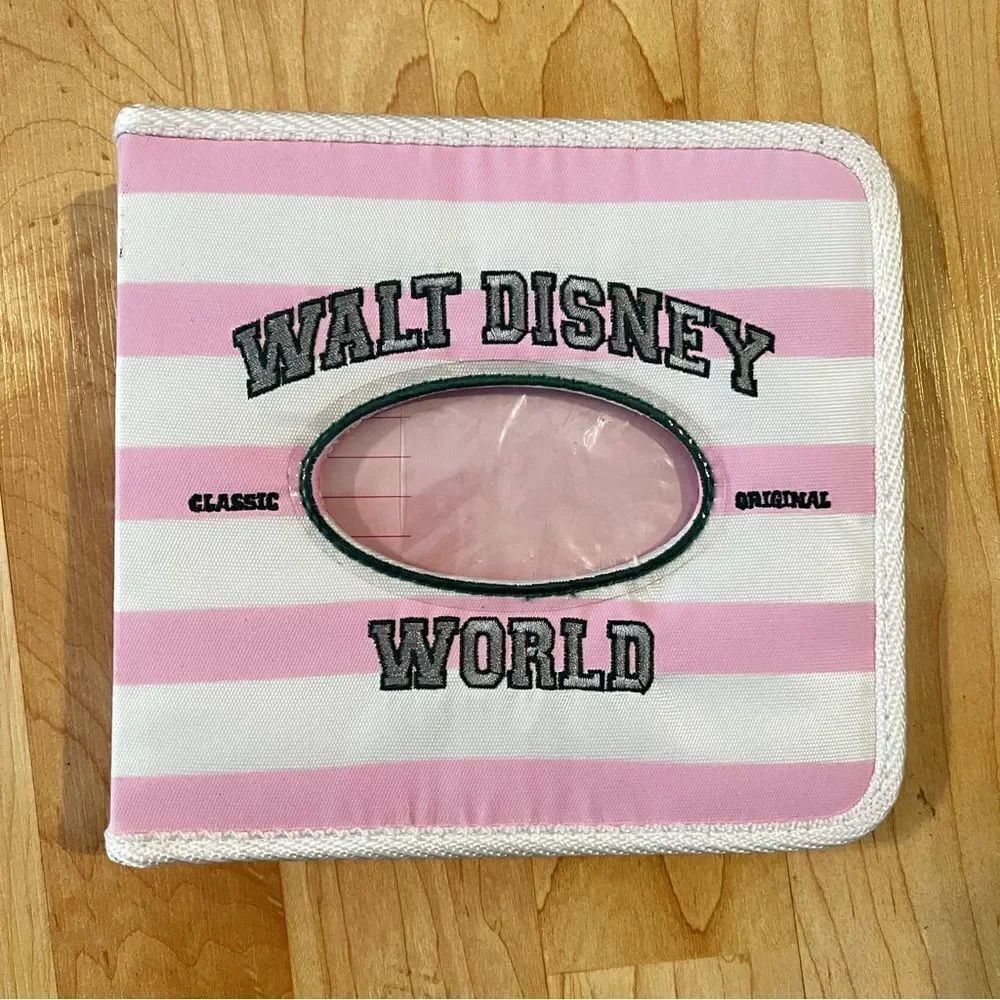 Walt Disney World Pink and White Stripe Photo Album